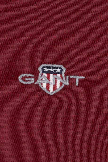 Gant Reg Shield Half Zip Sweat Plumped Red - Image 3