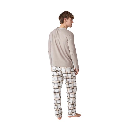 Pijama Algodón Manga Larga JJB18 para Hombre - Image 3