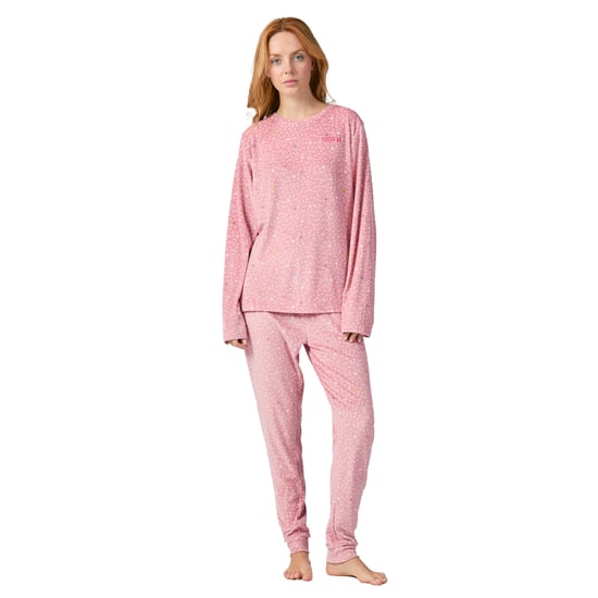 Pijama Terciopelo Manga Larga MU5 para Mujer - Image 1