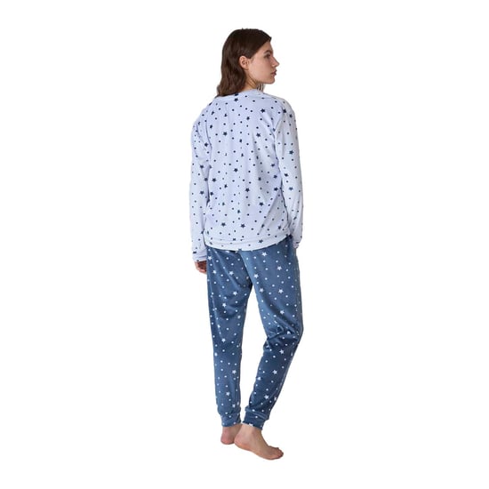Pijama Terciopelo Manga Larga JJB4 para Mujer - Image 3