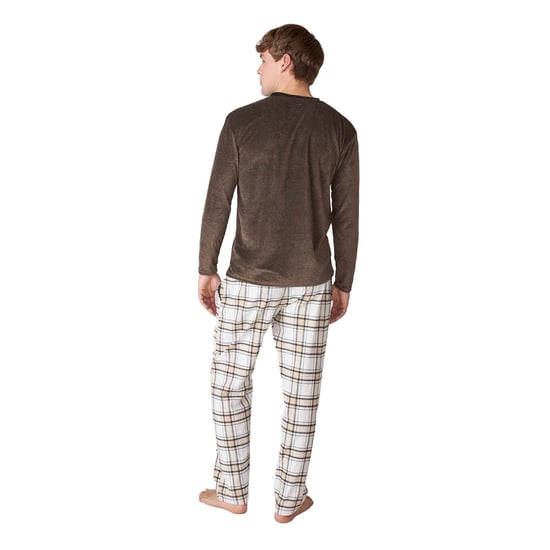 Pijama Terciopelo Manga Larga JJBFP5202 para Hombre - Image 3