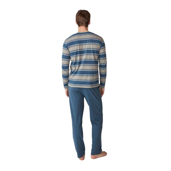 Pijama Algodón Manga Larga JJB18 para Hombre - Image 3