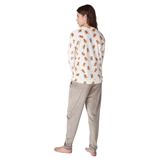 Pijama Terciopelo Manga Larga JJB4 para Mujer - Image 3