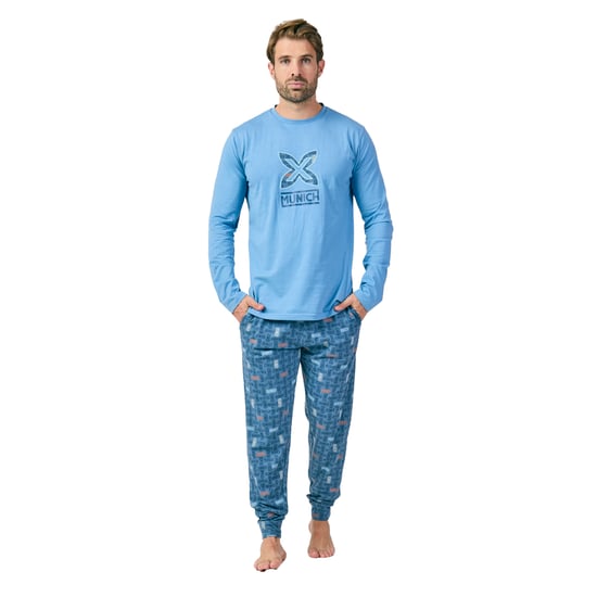 Pijama Manga Larga MU16 para Hombre - Image 1