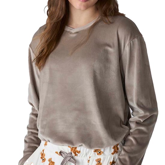Pijama Terciopelo Manga Larga JJB4 para Mujer - Image 2