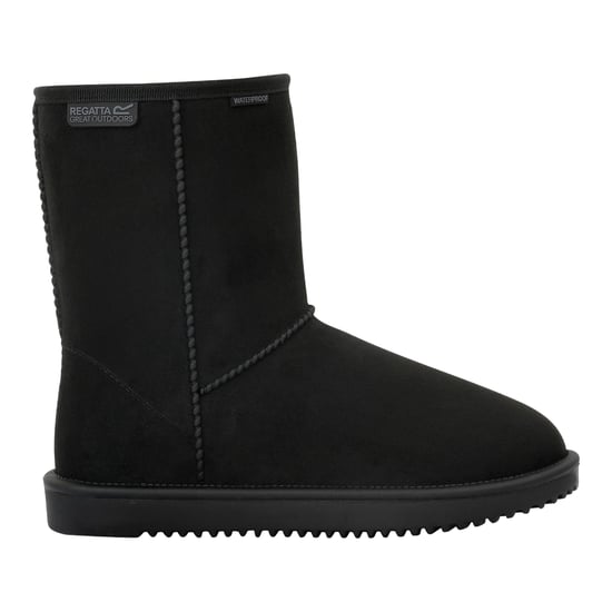 Regatta Womens/Ladies Risely Waterproof Faux Fur Lined Winter Boots (Black) - Image 1