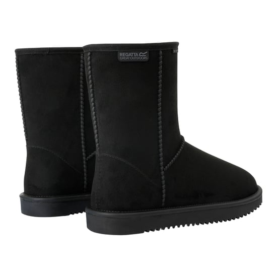 Regatta Womens/Ladies Risely Waterproof Faux Fur Lined Winter Boots (Black) - Image 2