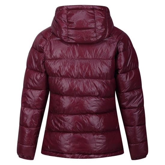 Regatta Womens/Ladies Toploft III Baffled Padded Jacket (Burgundy/Seal Grey) - Image 2