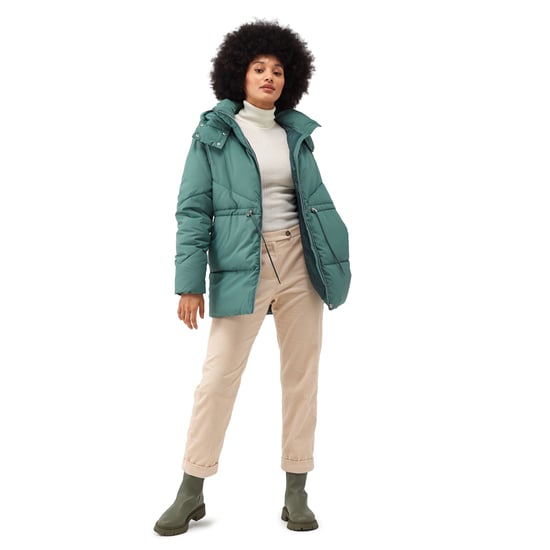 Regatta Womens/Ladies Rurie Baffled Padded Jacket (Dark Forest Green) - Image 4