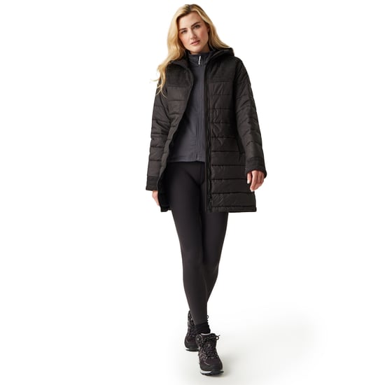Regatta Womens/Ladies Melanite Baffled Padded Jacket (Black) - Image 6