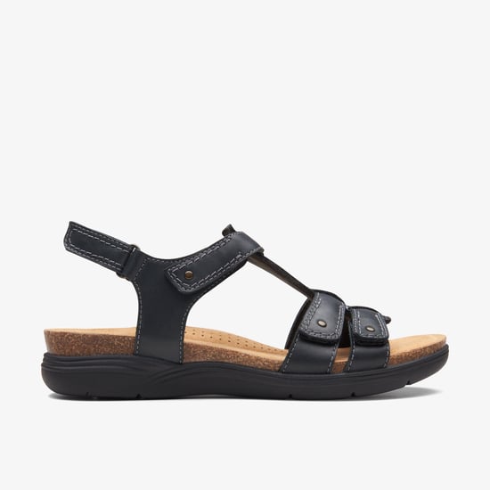 Sandalias de Cuero Negras April Cove - Image 1