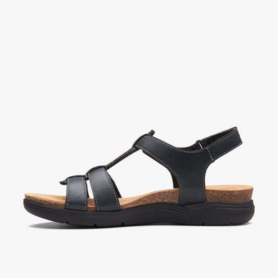 Sandalias de Cuero Negras April Cove - Image 2