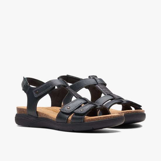 Sandalias de Cuero Negras April Cove - Image 4