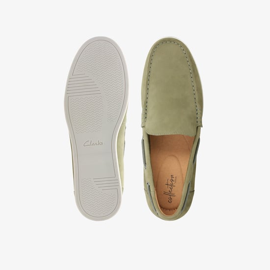 Clarks Morven Sun Mens Green Shoes - Image 6