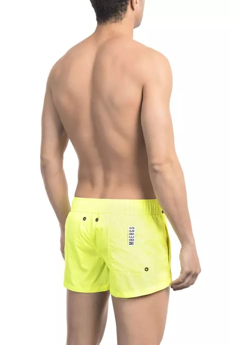 Pantalones Cortos de Baño Amarillo Neón Bi22031 - Image 2