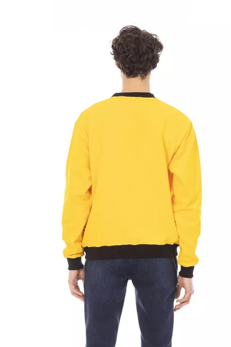 Sudadera amarilla con cuello redondo - Image 2