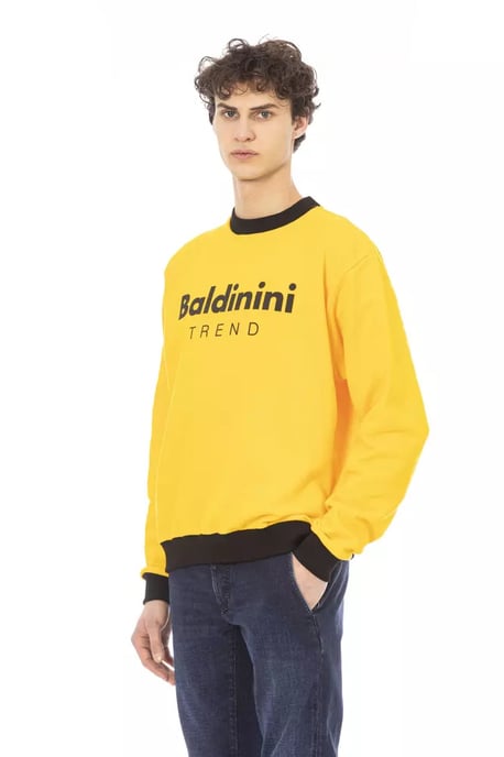 Sudadera amarilla con cuello redondo - Image 3