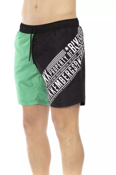 Bikkembergs Pantalones de Baño con Estampado Gráfico - Image 4