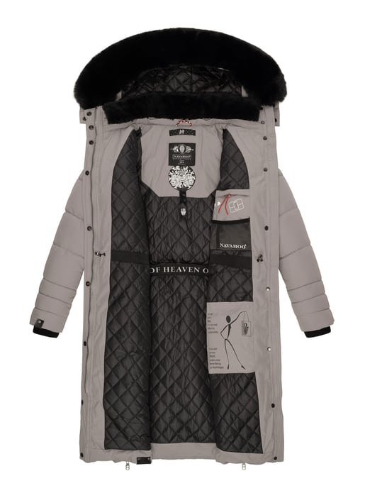 Navahoo Chaqueta de invierno Fahmiyaa para mujer – Larga, Cálida & Funcional con Capucha - Image 6