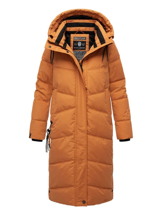 Navahoo abrigo de invierno acolchado para mujer Kuschelmausi – Largo & Muy Cálido - Image 1