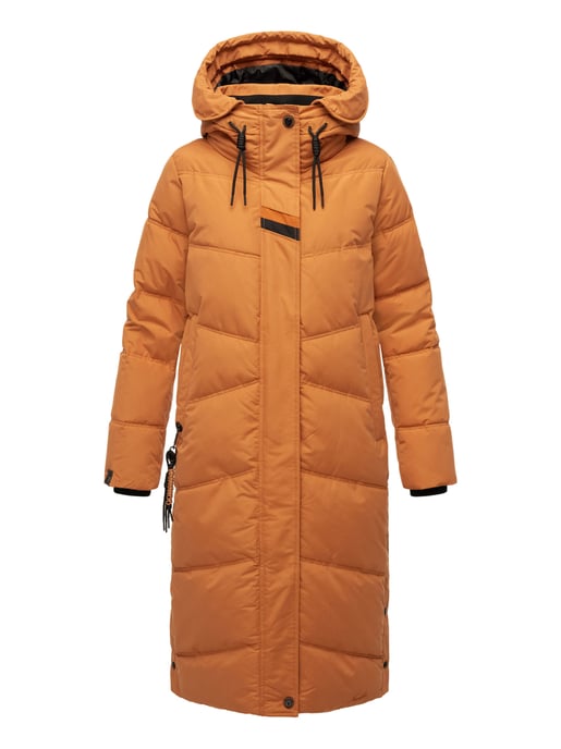 Navahoo abrigo de invierno acolchado para mujer Kuschelmausi – Largo & Muy Cálido - Image 2