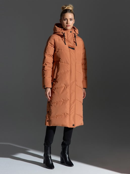 Navahoo abrigo de invierno acolchado para mujer Kuschelmausi – Largo & Muy Cálido - Image 6