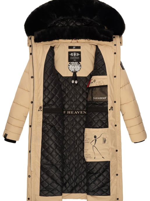 Navahoo Chaqueta de invierno Fahmiyaa para mujer – Larga, Cálida & Funcional con Capucha - Image 5