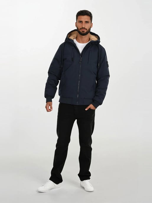 Alessandro Salvarini Chaqueta de Invierno Hombre AS-431 – Cálida Con Forro de Borreguito & Capucha - Image 6