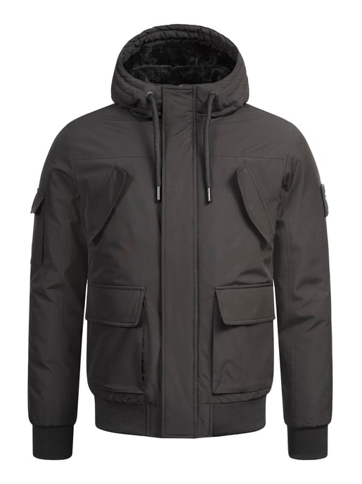 Alessandro Salvarini Chaqueta de Invierno Hombre AS-432 – Clásica Con Capucha & Forro Polar - Image 2