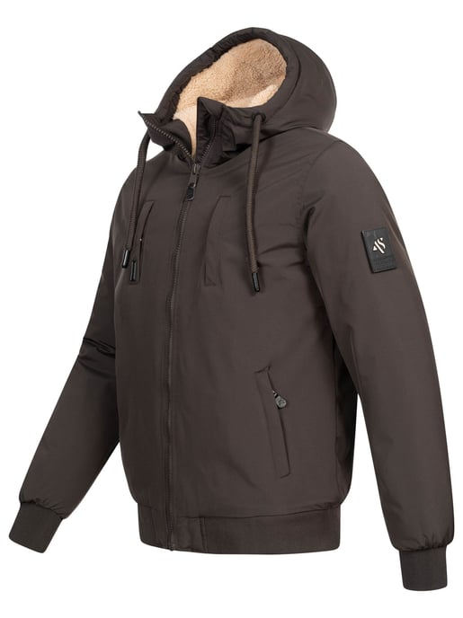 Alessandro Salvarini Chaqueta de Invierno Hombre AS-431 – Cálida Con Forro de Borreguito & Capucha - Image 3