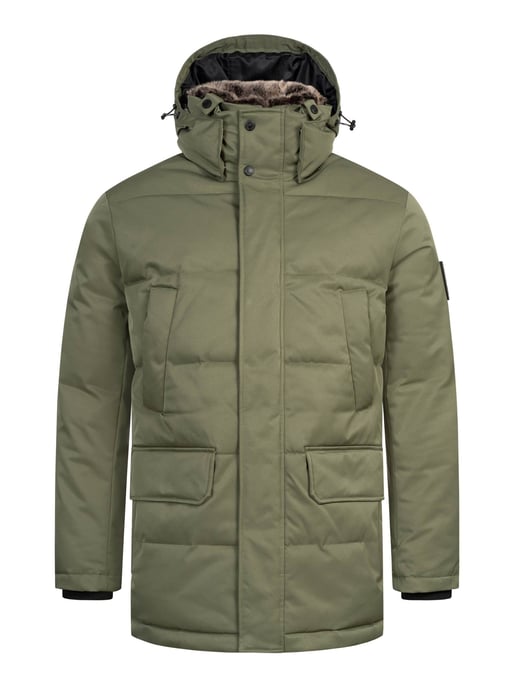 Alessandro Salvarini Chaqueta de Invierno Hombre AS-456 – Elegante, Impermeable Con Capucha Desmontable - Image 2