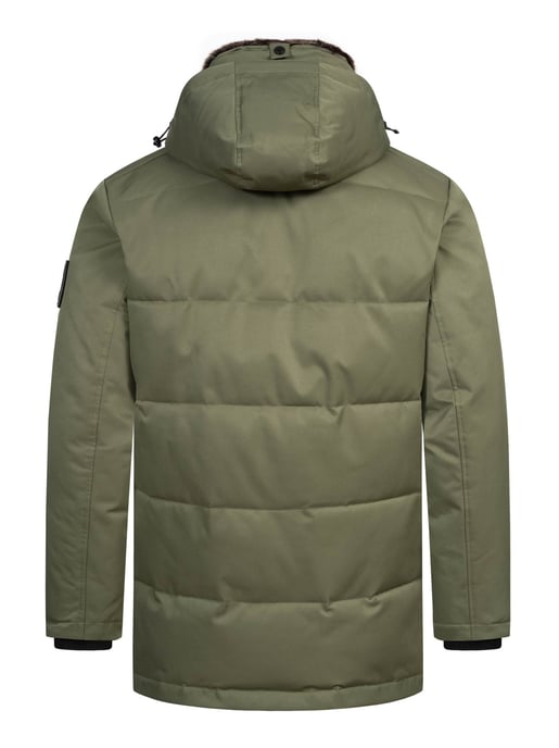 Alessandro Salvarini Chaqueta de Invierno Hombre AS-456 – Elegante, Impermeable Con Capucha Desmontable - Image 4
