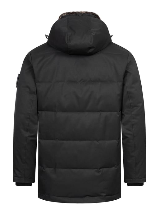 Alessandro Salvarini Chaqueta de Invierno Hombre AS-456 – Elegante, Impermeable Con Capucha Desmontable - Image 4