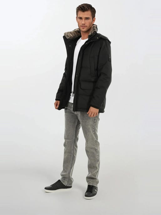 Alessandro Salvarini Chaqueta de Invierno Hombre AS-456 – Elegante, Impermeable Con Capucha Desmontable - Image 6