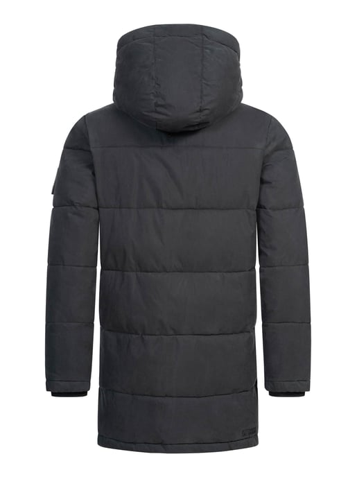 Alessandro Salvarini Chaqueta de Invierno Hombre AS-458 – Parka Clásica Con Forro Polar & Capucha Desmontable - Image 4
