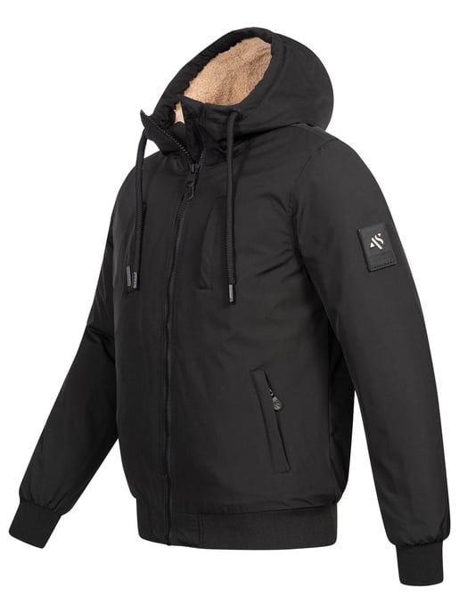Alessandro Salvarini Chaqueta de Invierno Hombre AS-431 – Cálida Con Forro de Borreguito & Capucha - Image 3