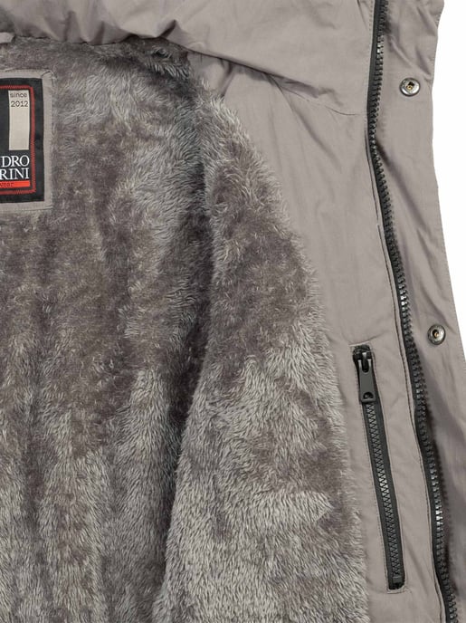 Alessandro Salvarini Chaqueta de Invierno Hombre AS-458 – Parka Clásica Con Forro Polar & Capucha Desmontable - Image 5