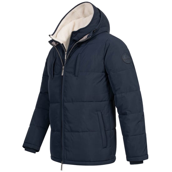 Alessandro Salvarini Chaqueta de Invierno Hombre Acolchada AS-457 – 2en1 Con Forro Polar Extraíble & Doble Capucha - Image 4