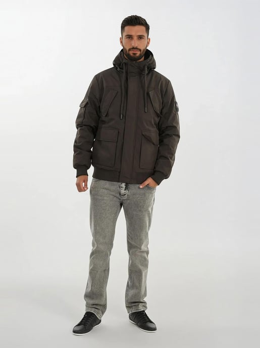 Alessandro Salvarini Chaqueta de Invierno Hombre AS-432 – Clásica Con Capucha & Forro Polar - Image 6