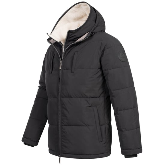 Alessandro Salvarini Chaqueta de Invierno Hombre Acolchada AS-457 – 2en1 Con Forro Polar Extraíble & Doble Capucha - Image 4