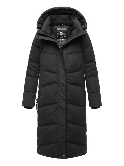 Navahoo abrigo de invierno acolchado para mujer Kuschelmausi – Largo & Muy Cálido - Image 1