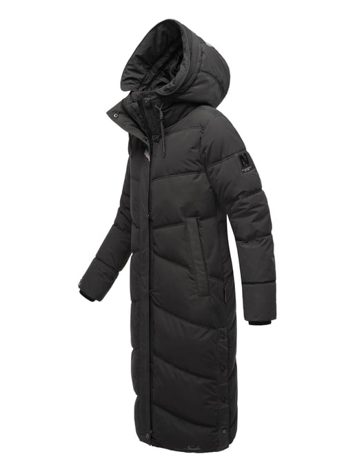 Navahoo abrigo de invierno acolchado para mujer Kuschelmausi – Largo & Muy Cálido - Image 3