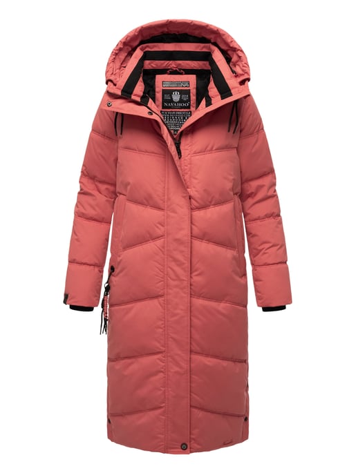 Navahoo abrigo de invierno acolchado para mujer Kuschelmausi – Largo & Muy Cálido - Image 1
