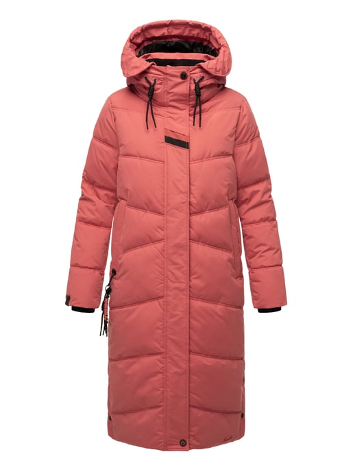 Navahoo abrigo de invierno acolchado para mujer Kuschelmausi – Largo & Muy Cálido - Image 2