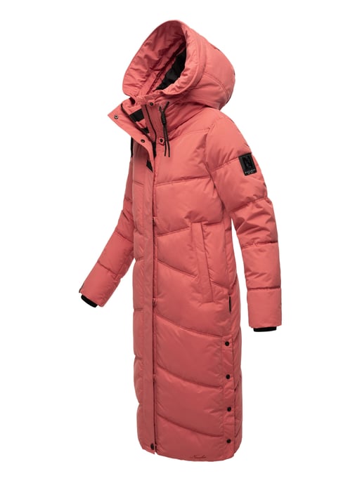 Navahoo abrigo de invierno acolchado para mujer Kuschelmausi – Largo & Muy Cálido - Image 3