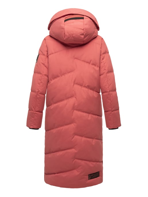 Navahoo abrigo de invierno acolchado para mujer Kuschelmausi – Largo & Muy Cálido - Image 4