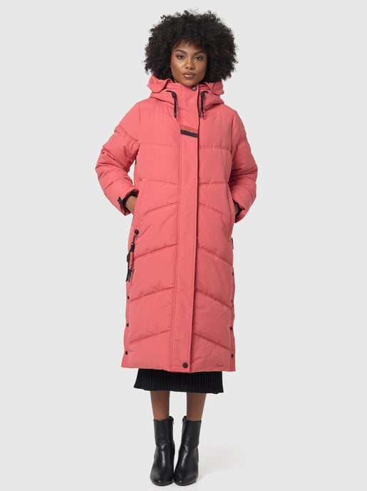 Navahoo abrigo de invierno acolchado para mujer Kuschelmausi – Largo & Muy Cálido - Image 6