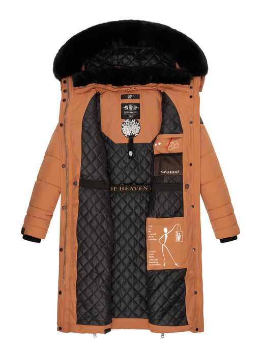 Navahoo Chaqueta de invierno Fahmiyaa para mujer – Larga, Cálida & Funcional con Capucha - Image 6