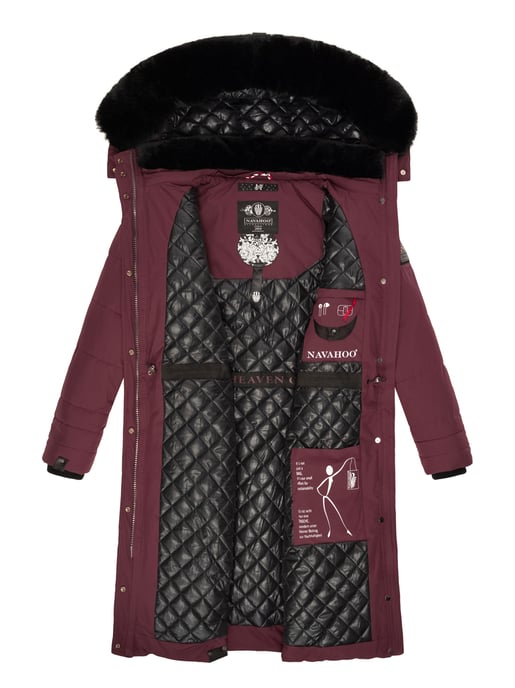 Navahoo Chaqueta de invierno Fahmiyaa para mujer – Larga, Cálida & Funcional con Capucha - Image 6