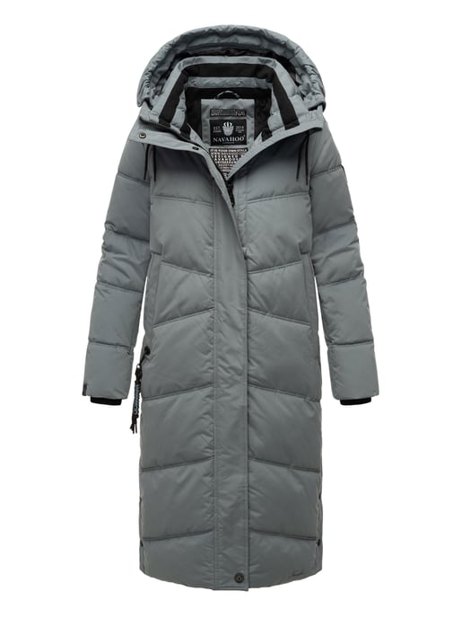 Navahoo abrigo de invierno acolchado para mujer Kuschelmausi – Largo & Muy Cálido - Image 1